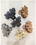 Blinkon Store Matte Finish Floral & Berry Hair Claw Clips 5 Set